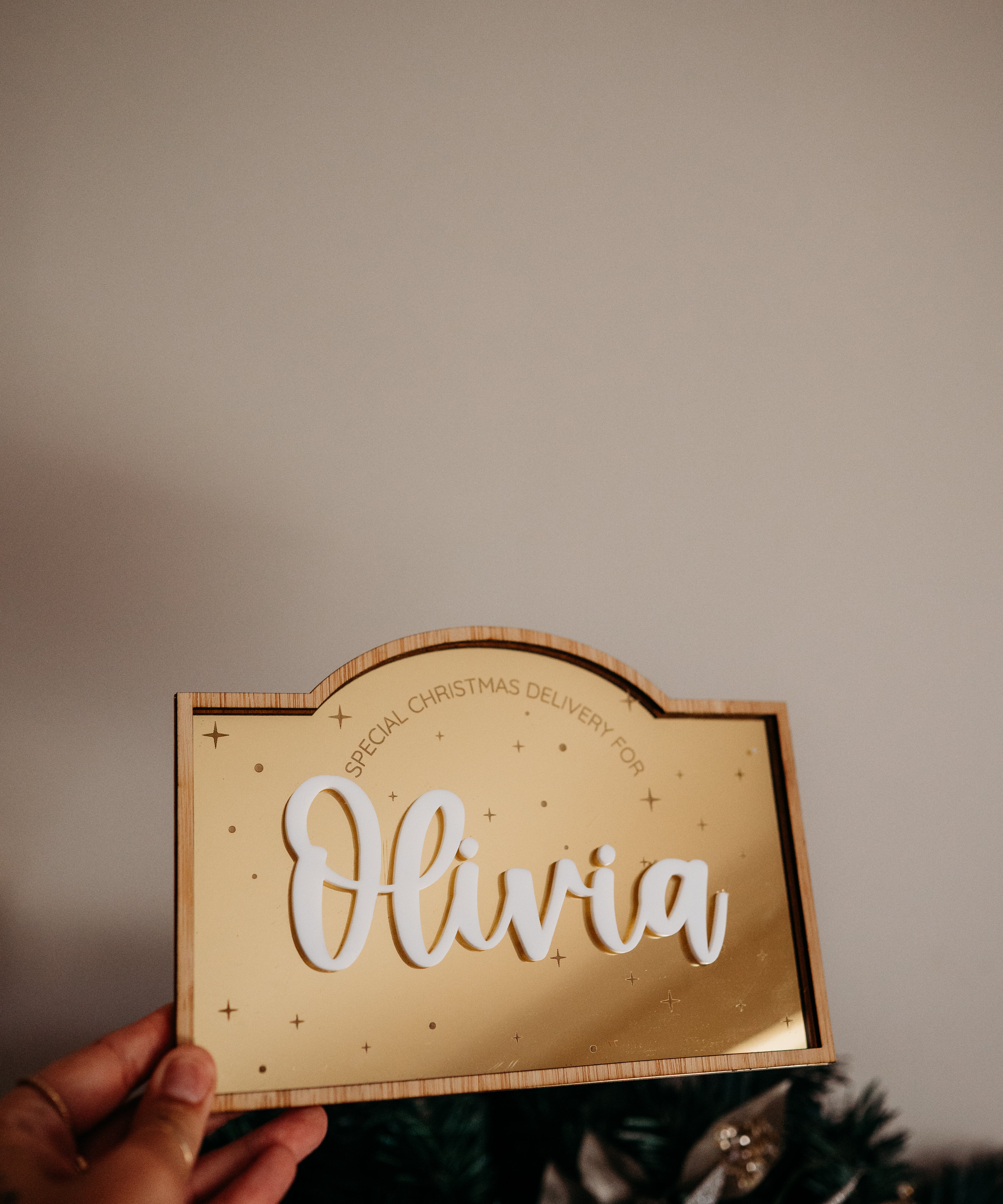 Christmas Crate Plaque