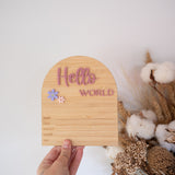 Announcement Plaque - Daisys