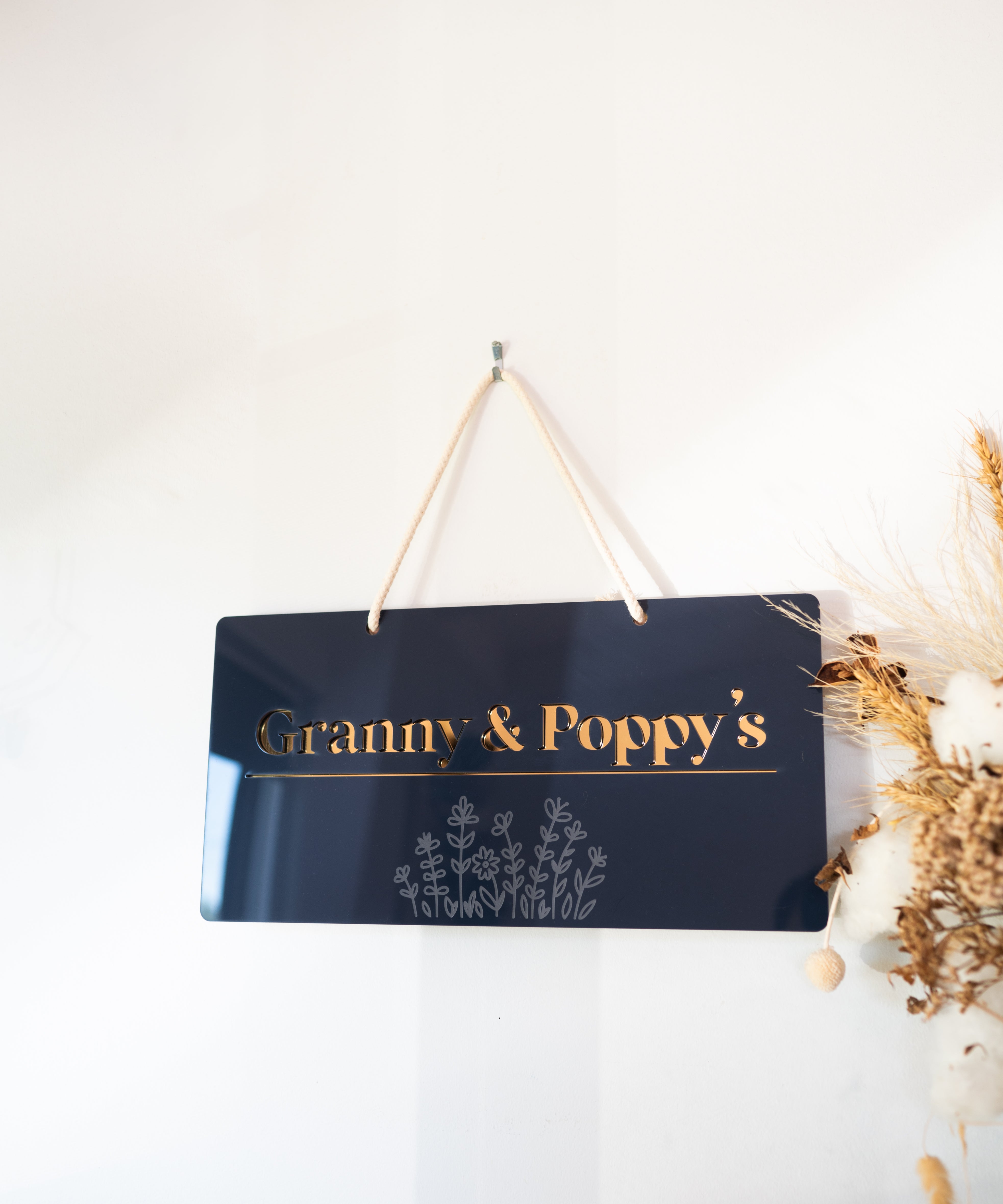 Flower -  Outdoor House Sign