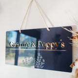 Flower -  Outdoor House Sign