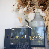 Flower -  Outdoor House Sign