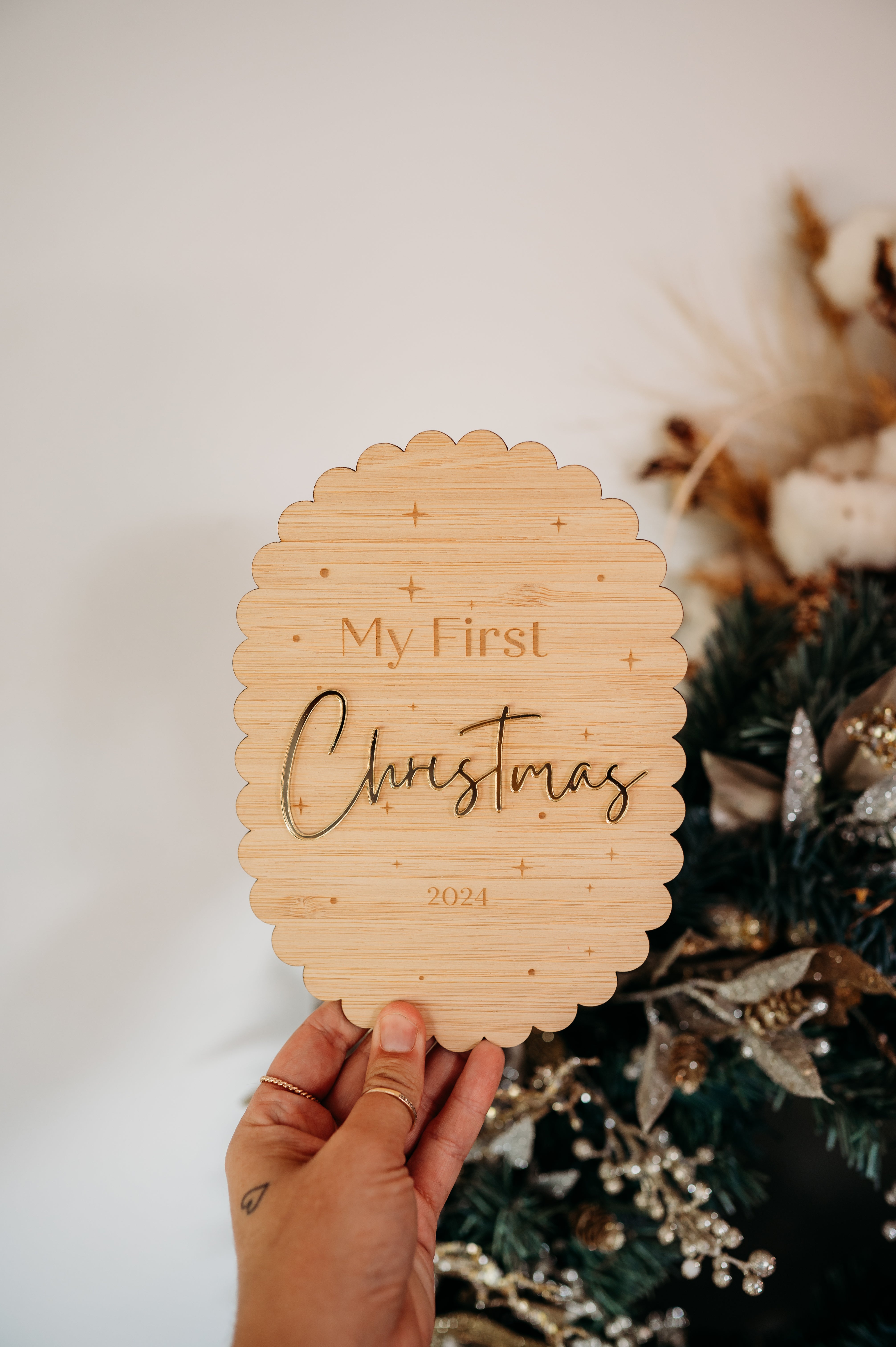 First Christmas Plaque