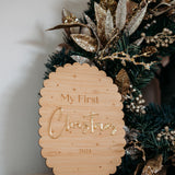 First Christmas Plaque