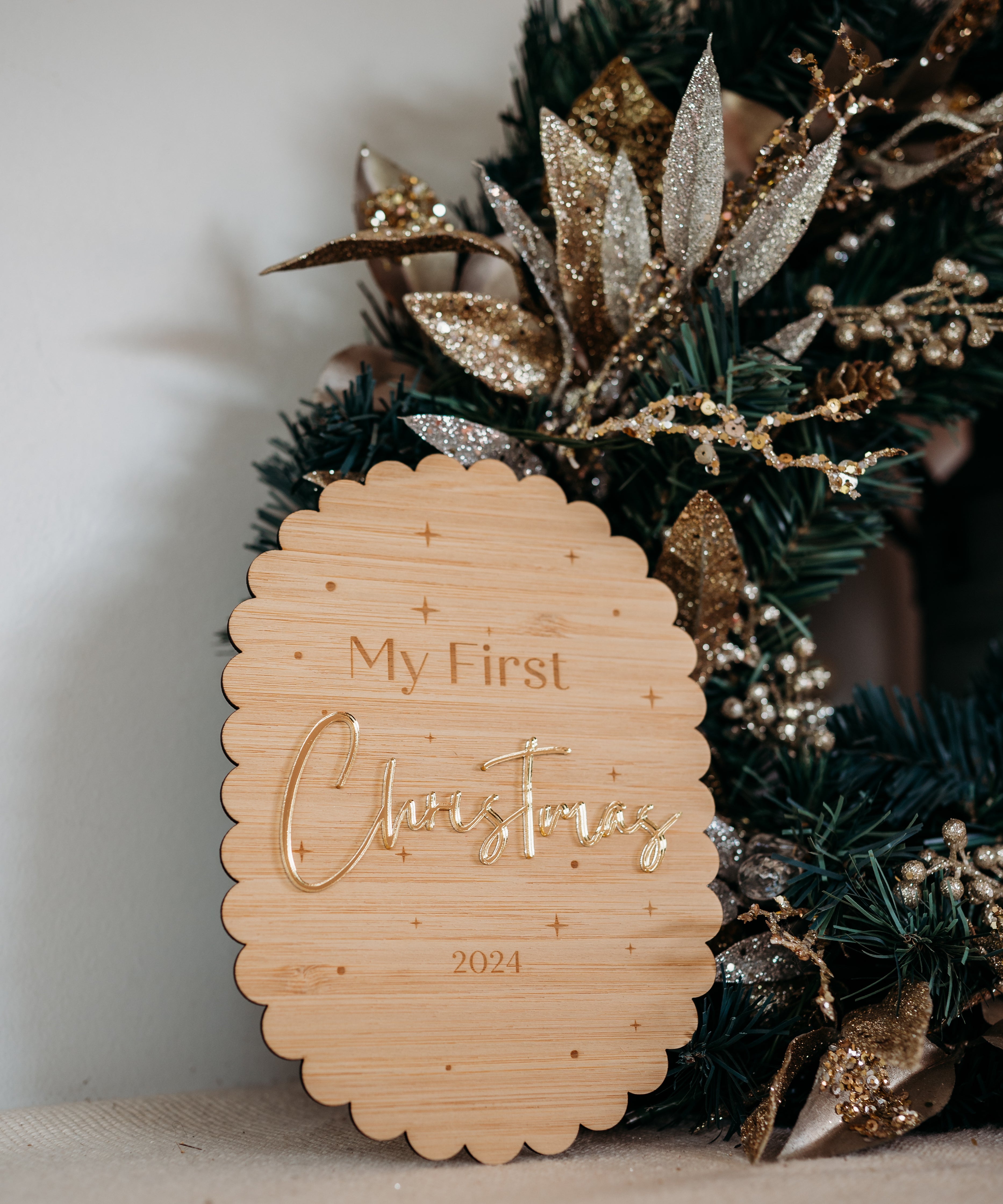 First Christmas Plaque