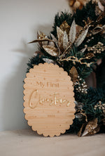 Load image into Gallery viewer, First Christmas Plaque
