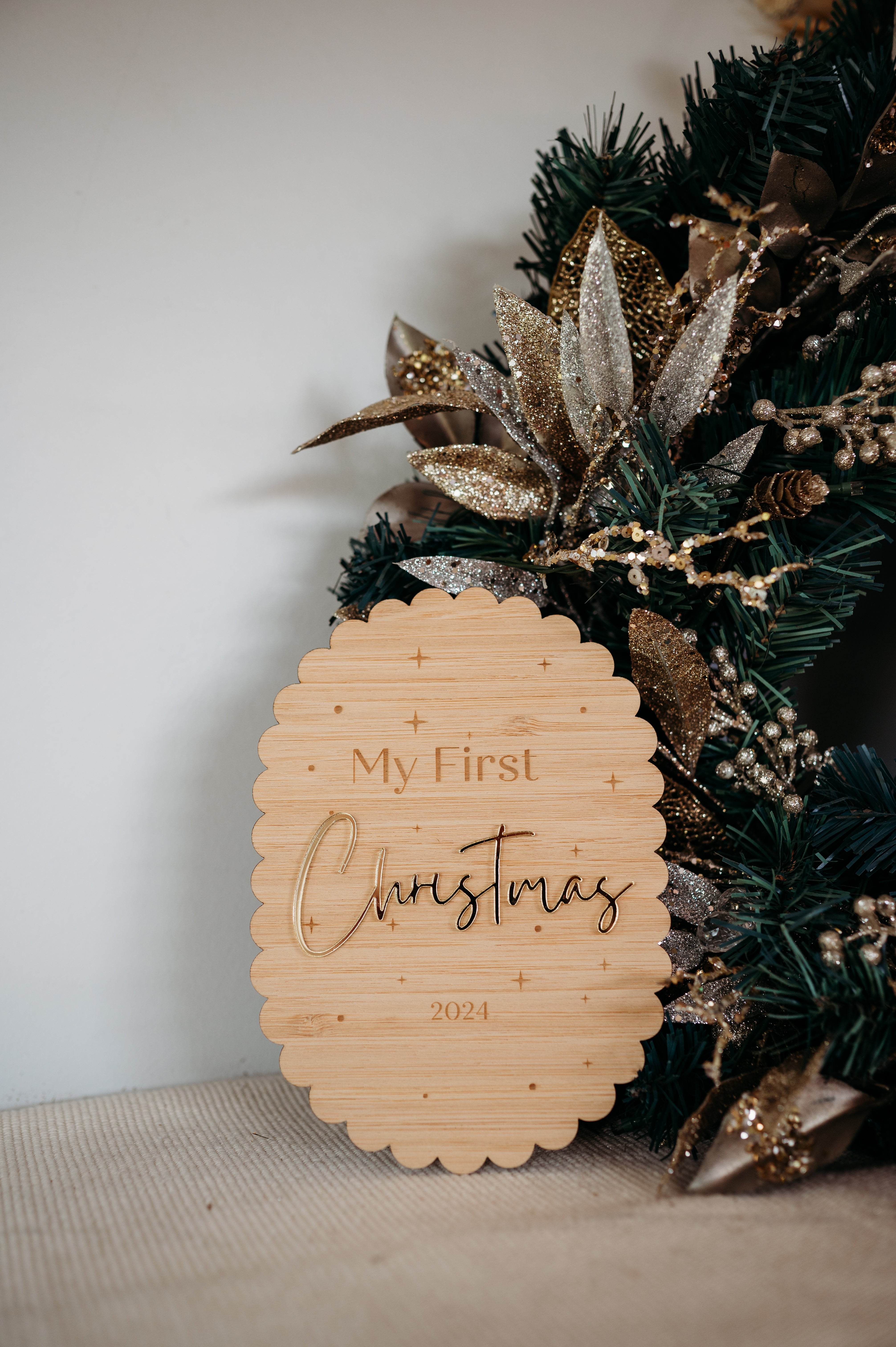 First Christmas Plaque