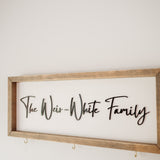 Hanging Hat/Key/Bag Keepsake Frame