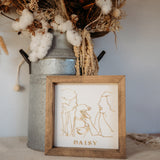 Line Art Keepsake Frame