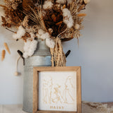 Line Art Keepsake Frame