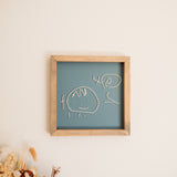 Kids Drawing Keepsake Frame