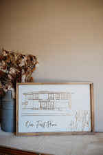 Load image into Gallery viewer, House Art Keepsake Frame
