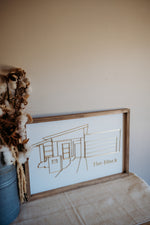 Load image into Gallery viewer, House Art Keepsake Frame
