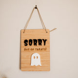 Sorry out of treats hanger