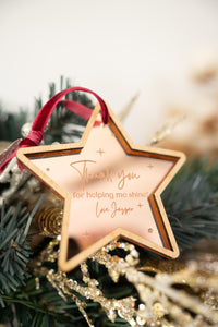 Teacher Star Decoration