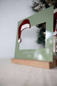 Christmas Photo Frame - Wooden Base