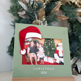 Christmas Photo Frame - Wooden Base