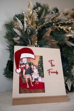 Load image into Gallery viewer, Christmas Photo Frame - Wooden Base
