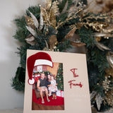Christmas Photo Frame - Wooden Base