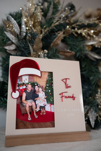 Christmas Photo Frame - Wooden Base