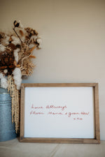Load image into Gallery viewer, Handwriting Keepsake Frame
