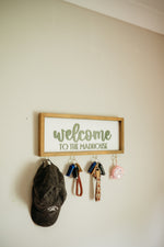 Load image into Gallery viewer, Hanging Hat/Key/Bag Keepsake Frame
