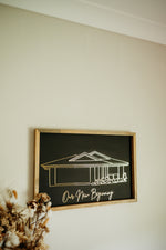 Load image into Gallery viewer, House Art Keepsake Frame
