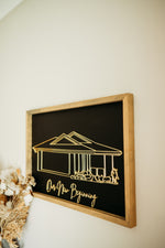 Load image into Gallery viewer, House Art Keepsake Frame
