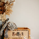 Easter Crate Plaque - Rabbit and Duck