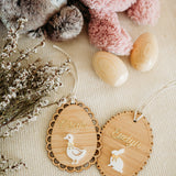 Easter Tag - Vintage Duck/Bunny
