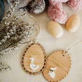 Easter Crate Plaque - Rabbit and Duck