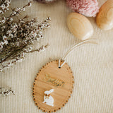 Easter Tag -  Pretty Vintage Duck/Bunny