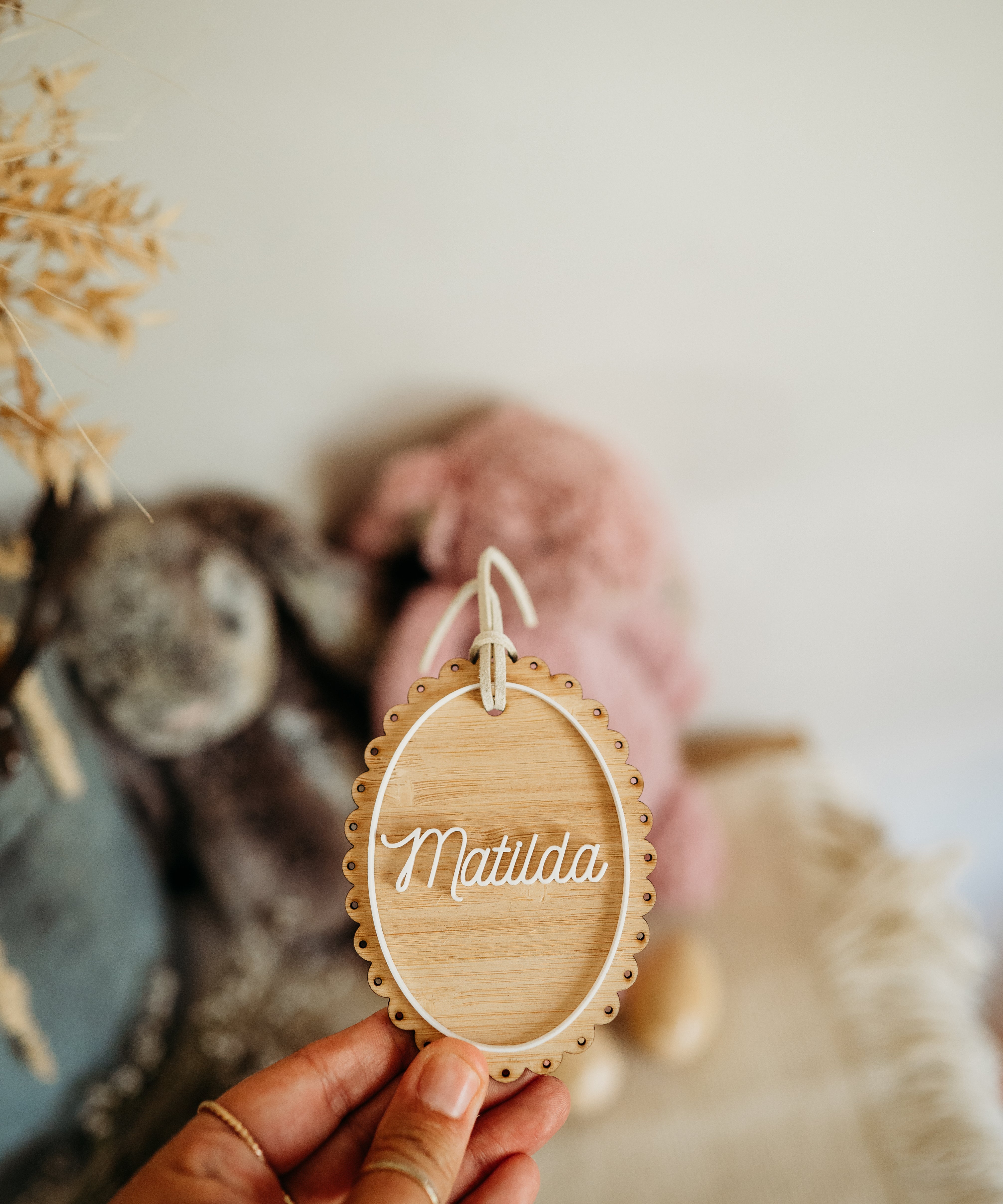 Easter Tag - Pretty Vintage Border