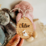 Easter Tag -  Flower Scallop