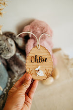 Load image into Gallery viewer, Easter Tag -  Flower Scallop
