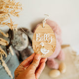 Easter Tag -  Flower Duck/Bunny