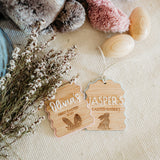 Wavy Easter Tags