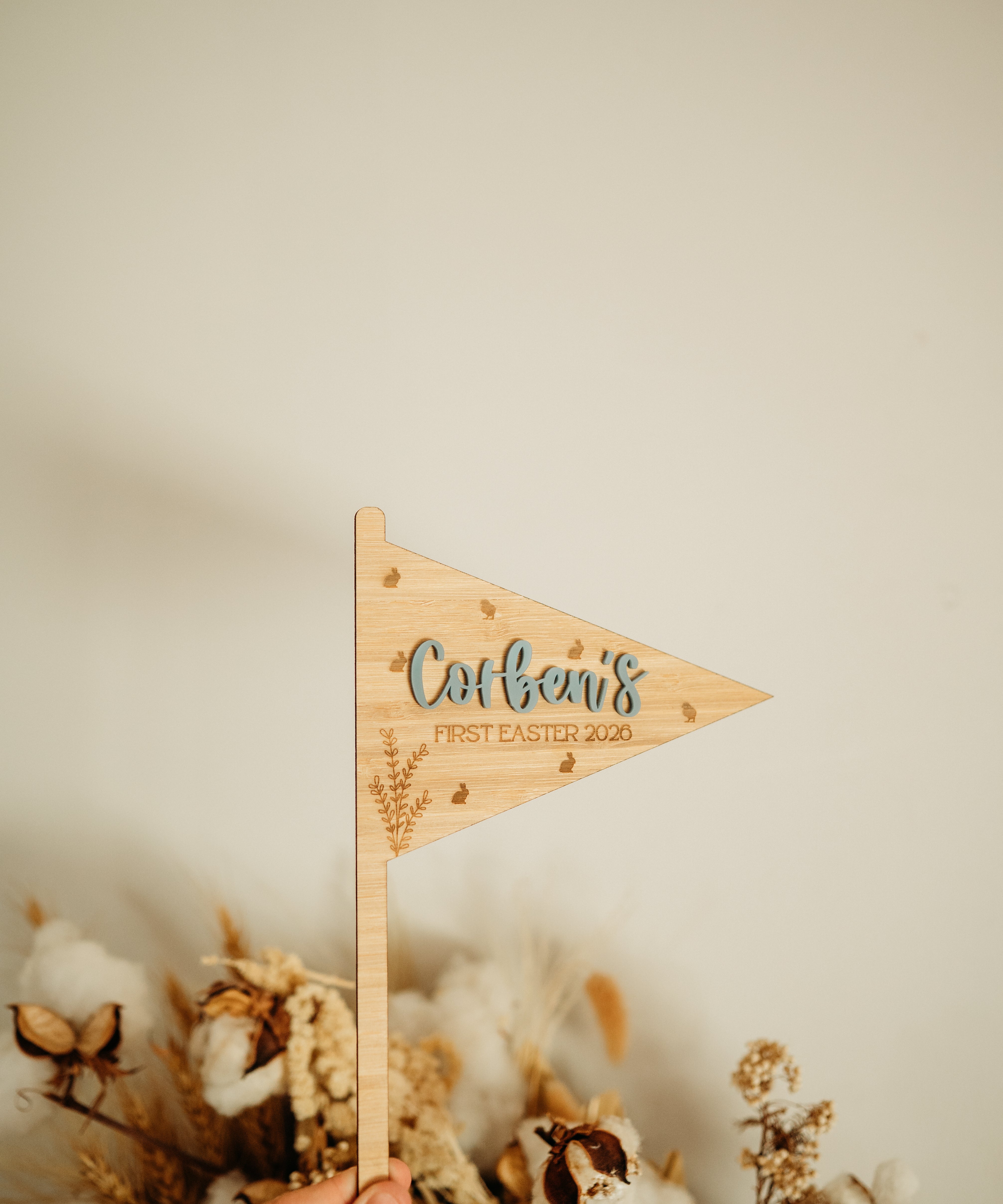Easter Wooden Flags