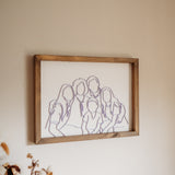 Line Art Keepsake Frame