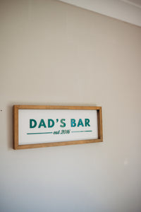 Bar Keepsake Frame