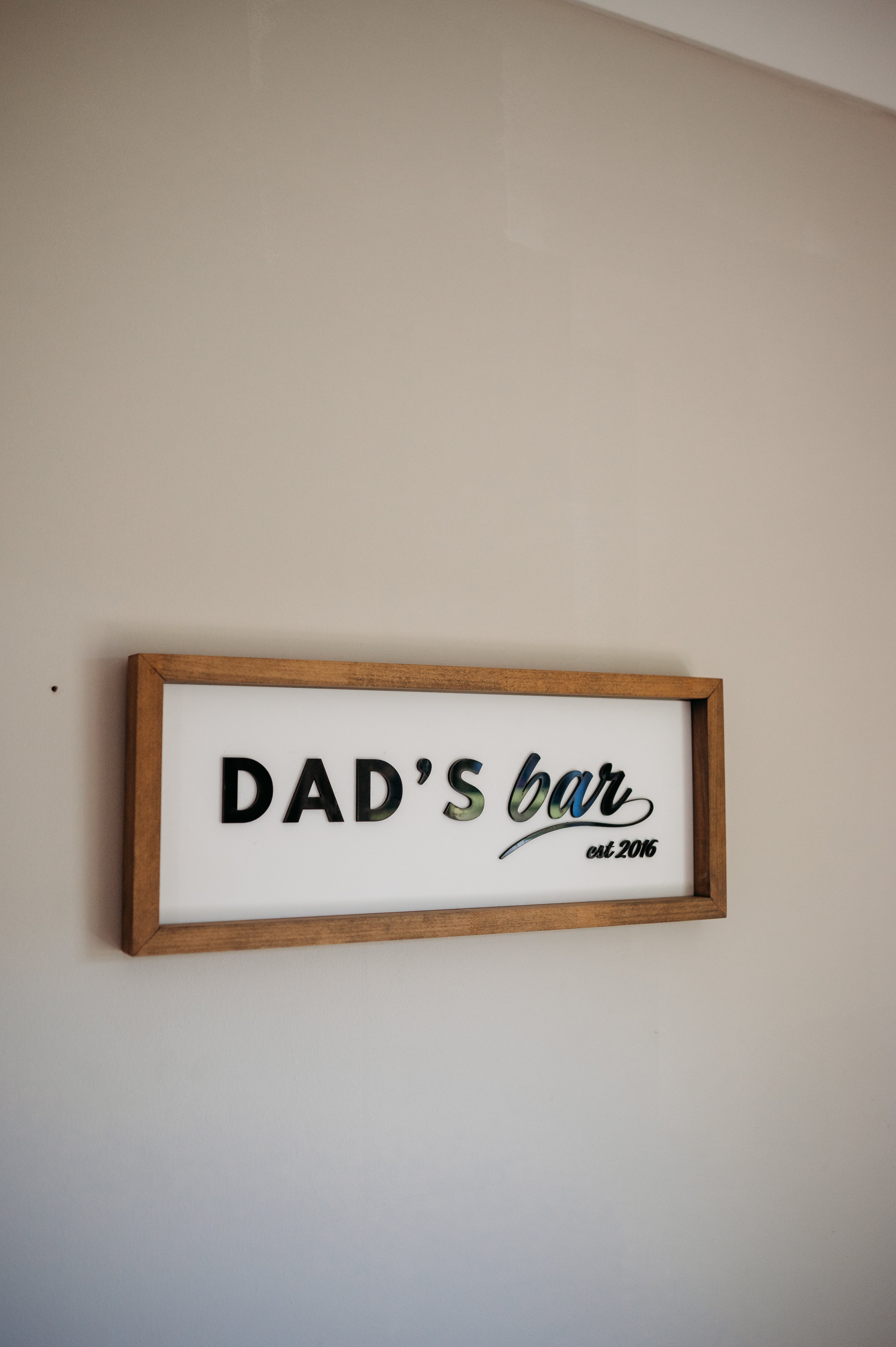 Bar Keepsake Frame