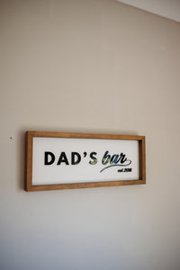 Bar Keepsake Frame