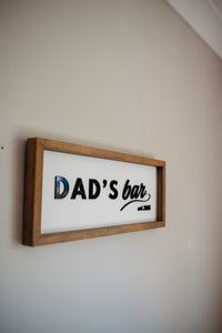 Bar Keepsake Frame