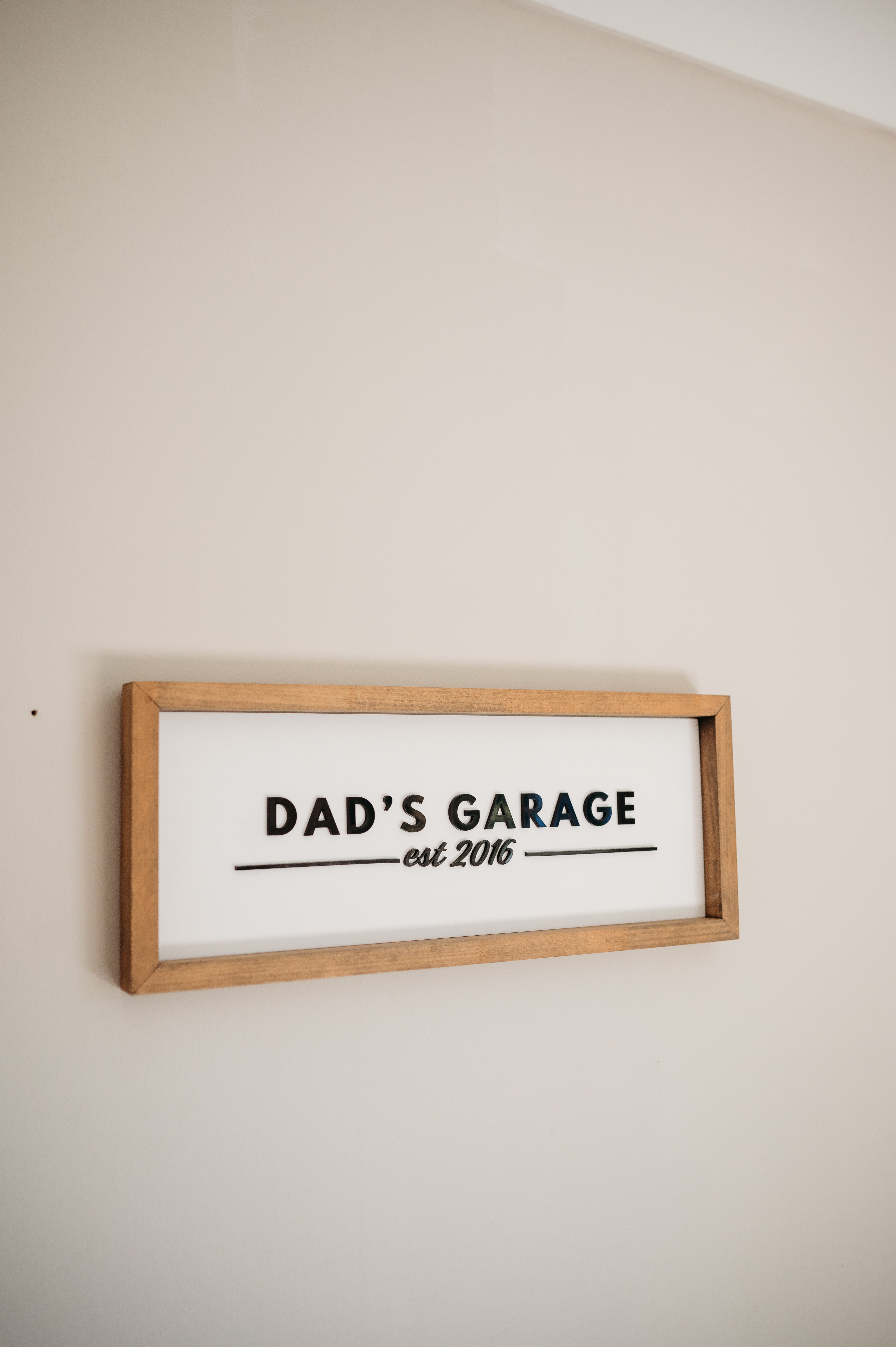 Garage Keepsake Frame