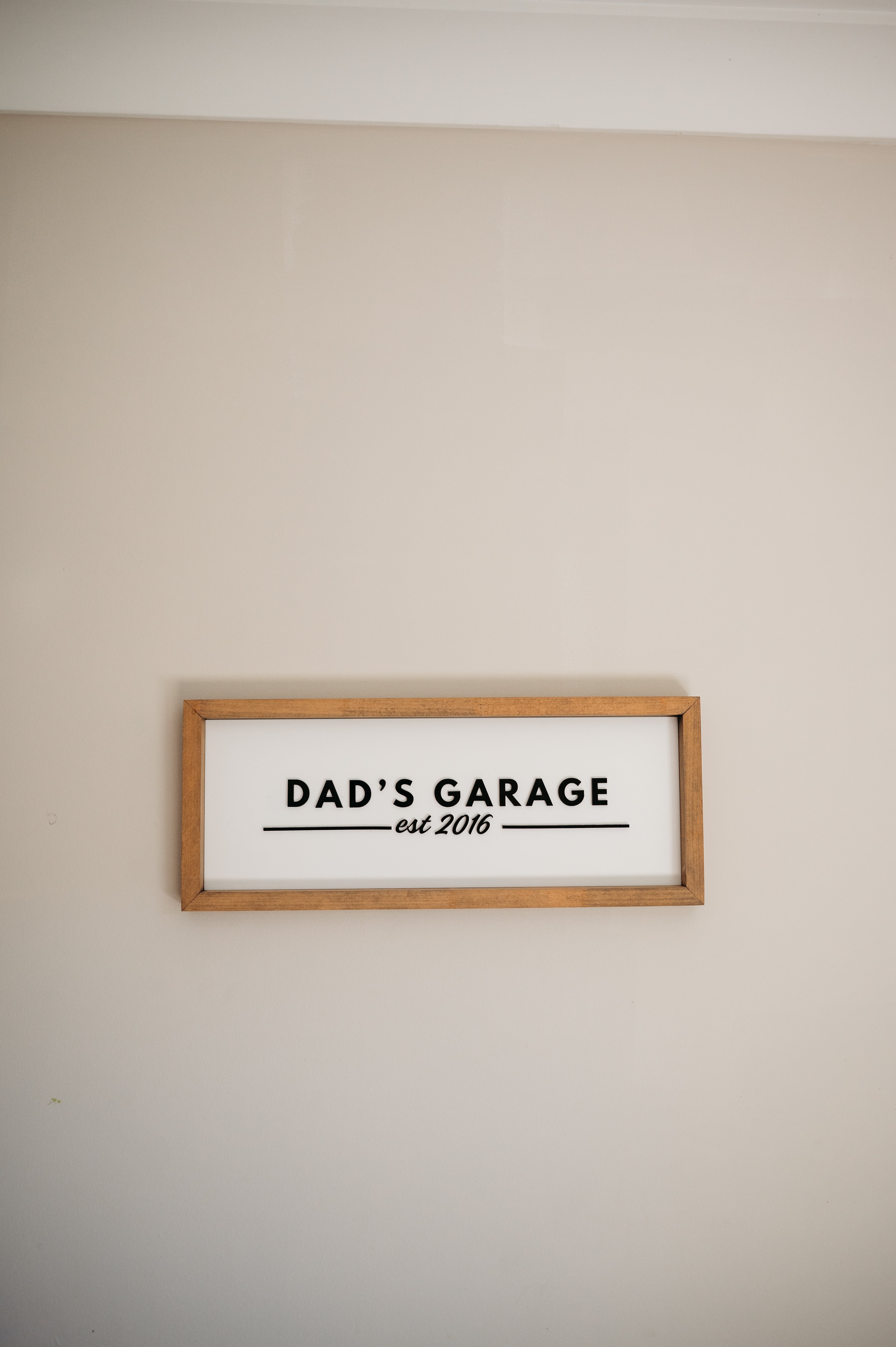 Garage Keepsake Frame