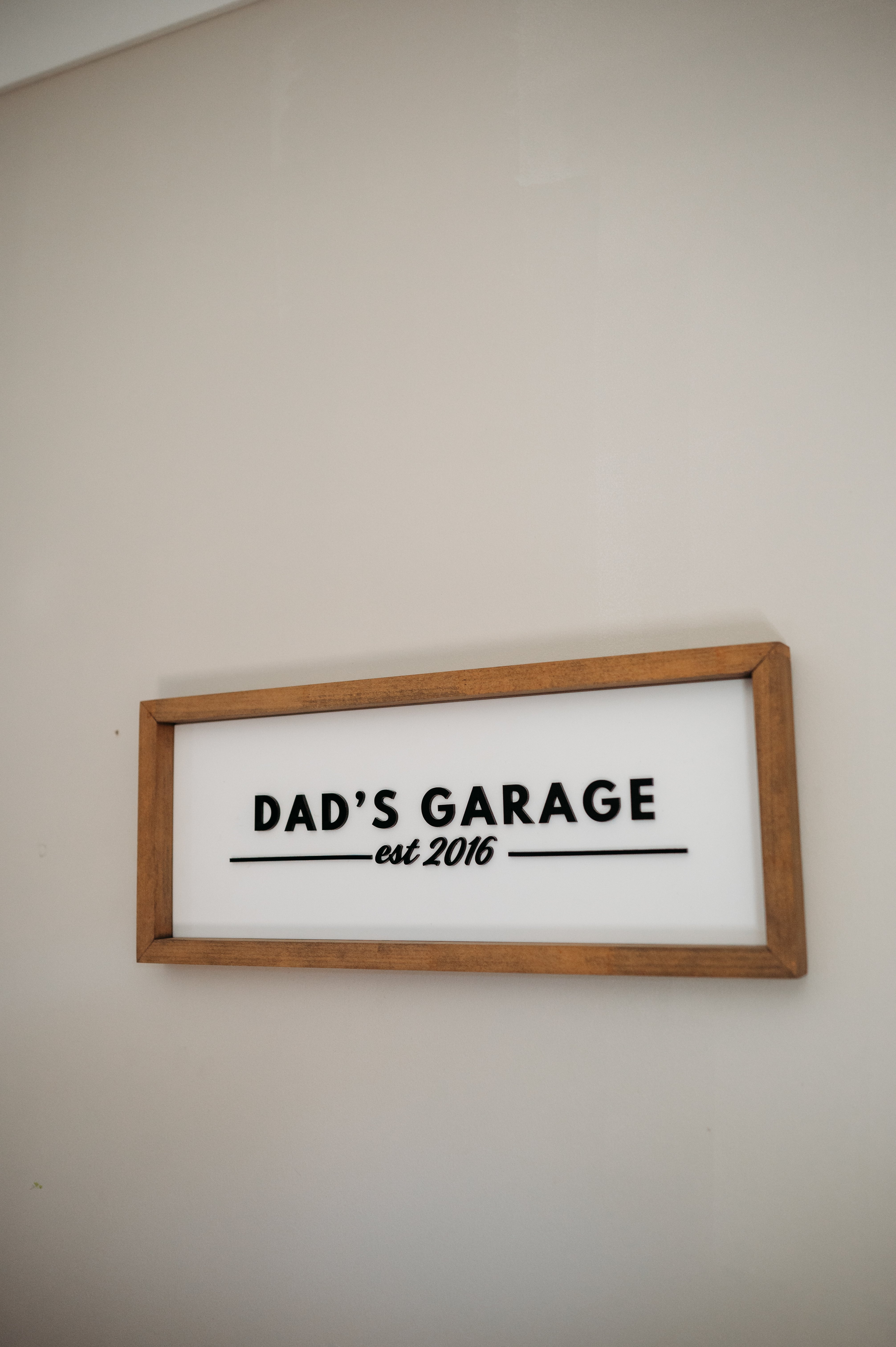 Garage Keepsake Frame