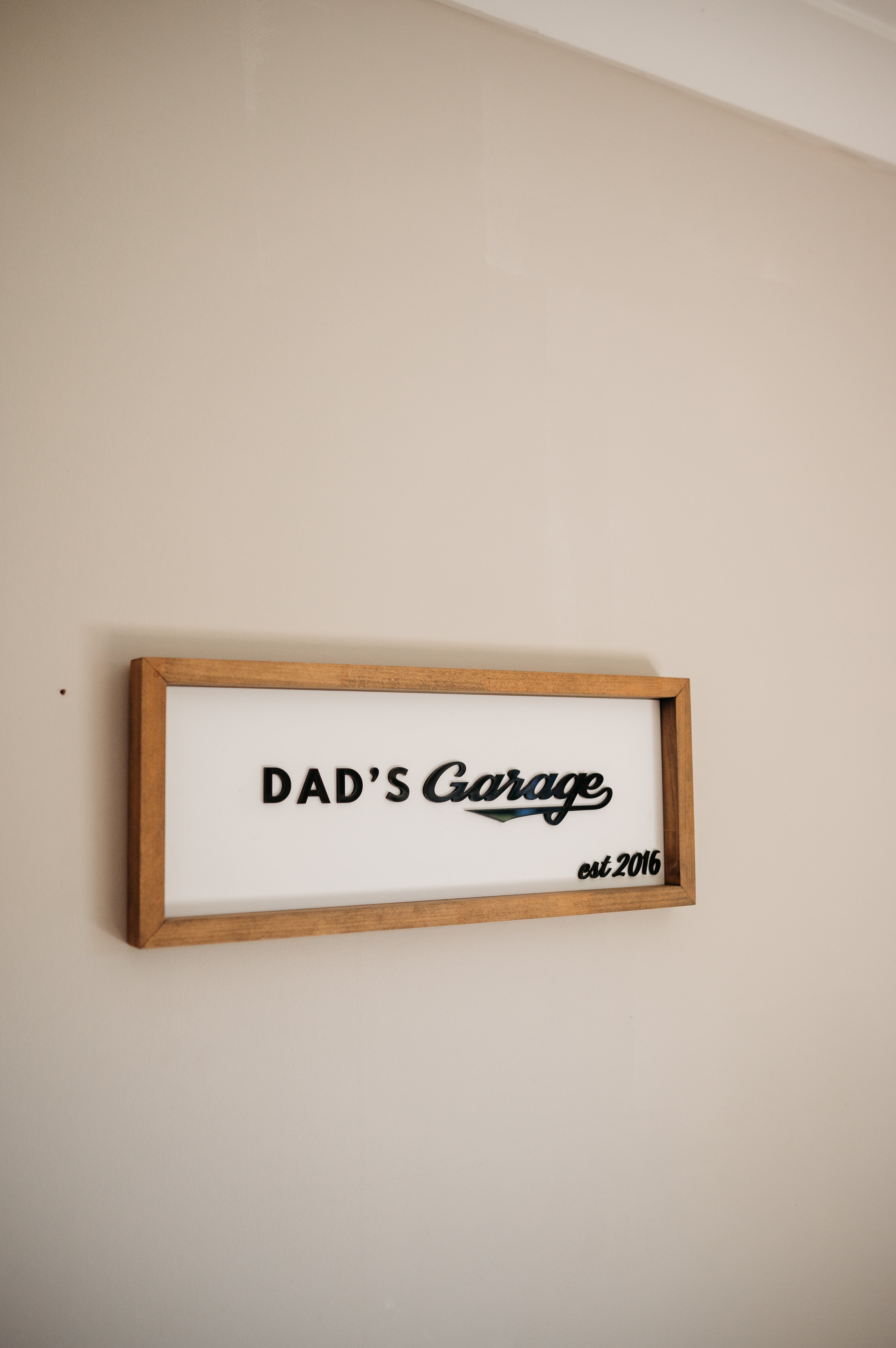 Garage Keepsake Frame
