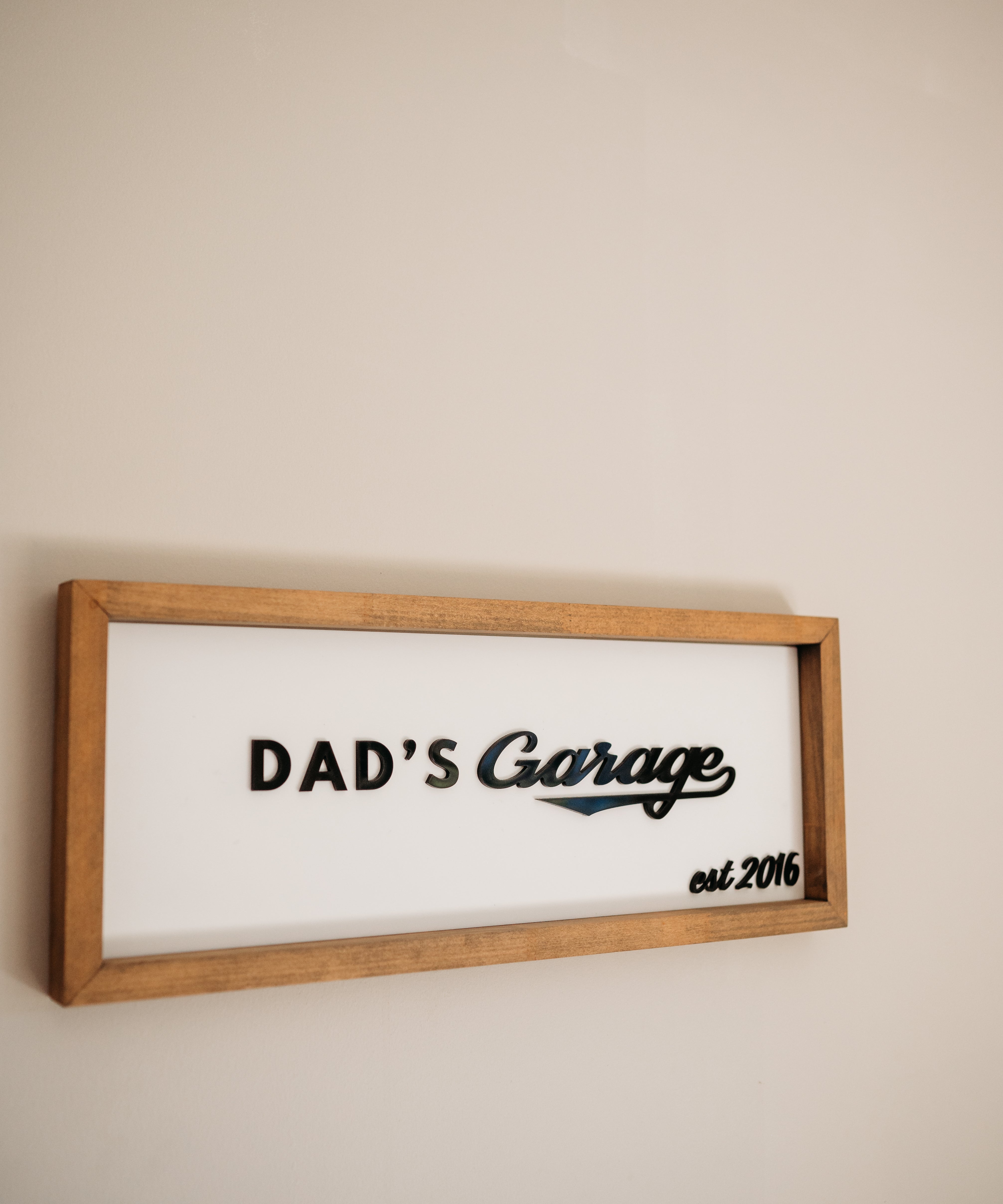 Garage Keepsake Frame