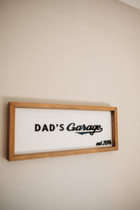 Garage Keepsake Frame