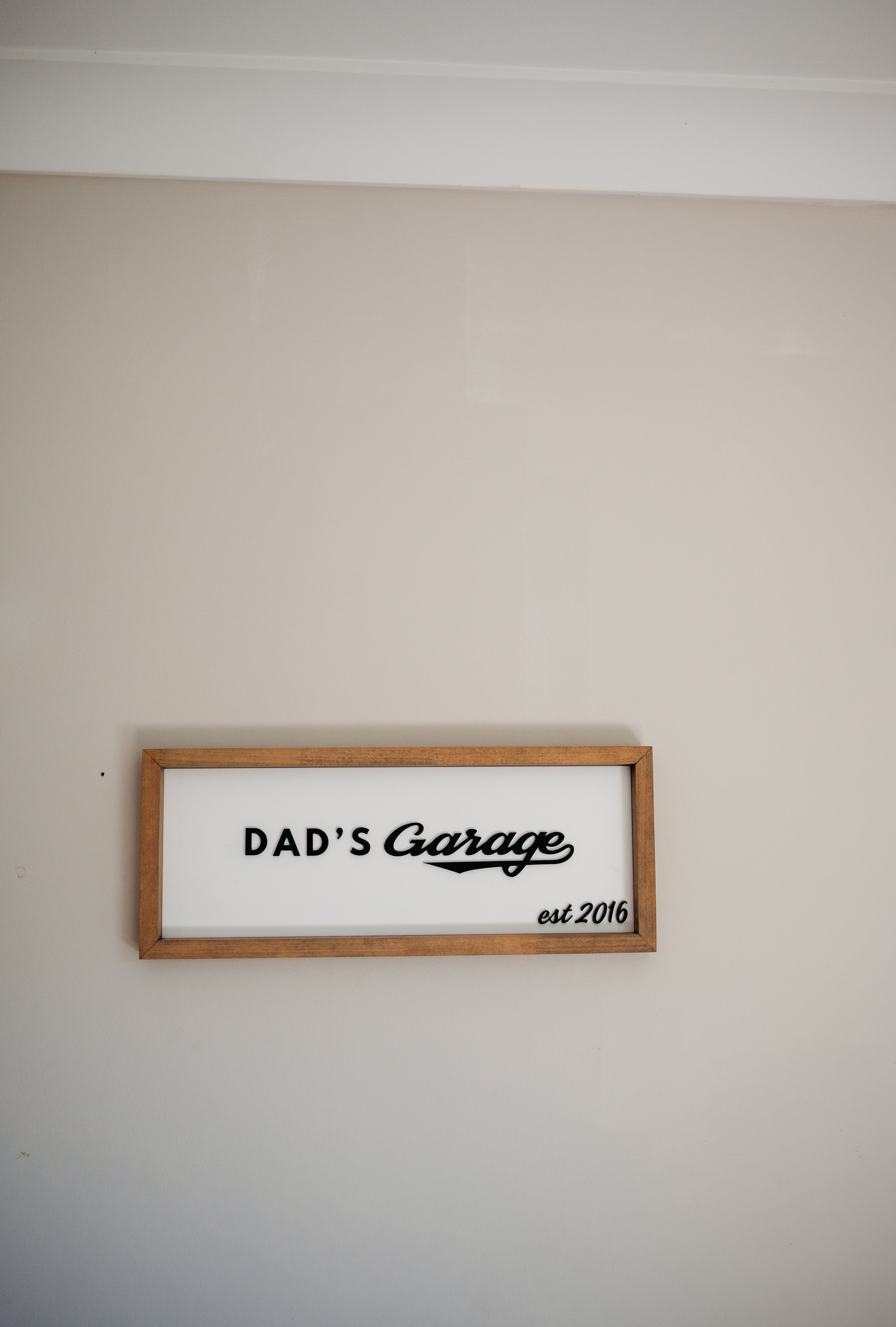 Garage Keepsake Frame