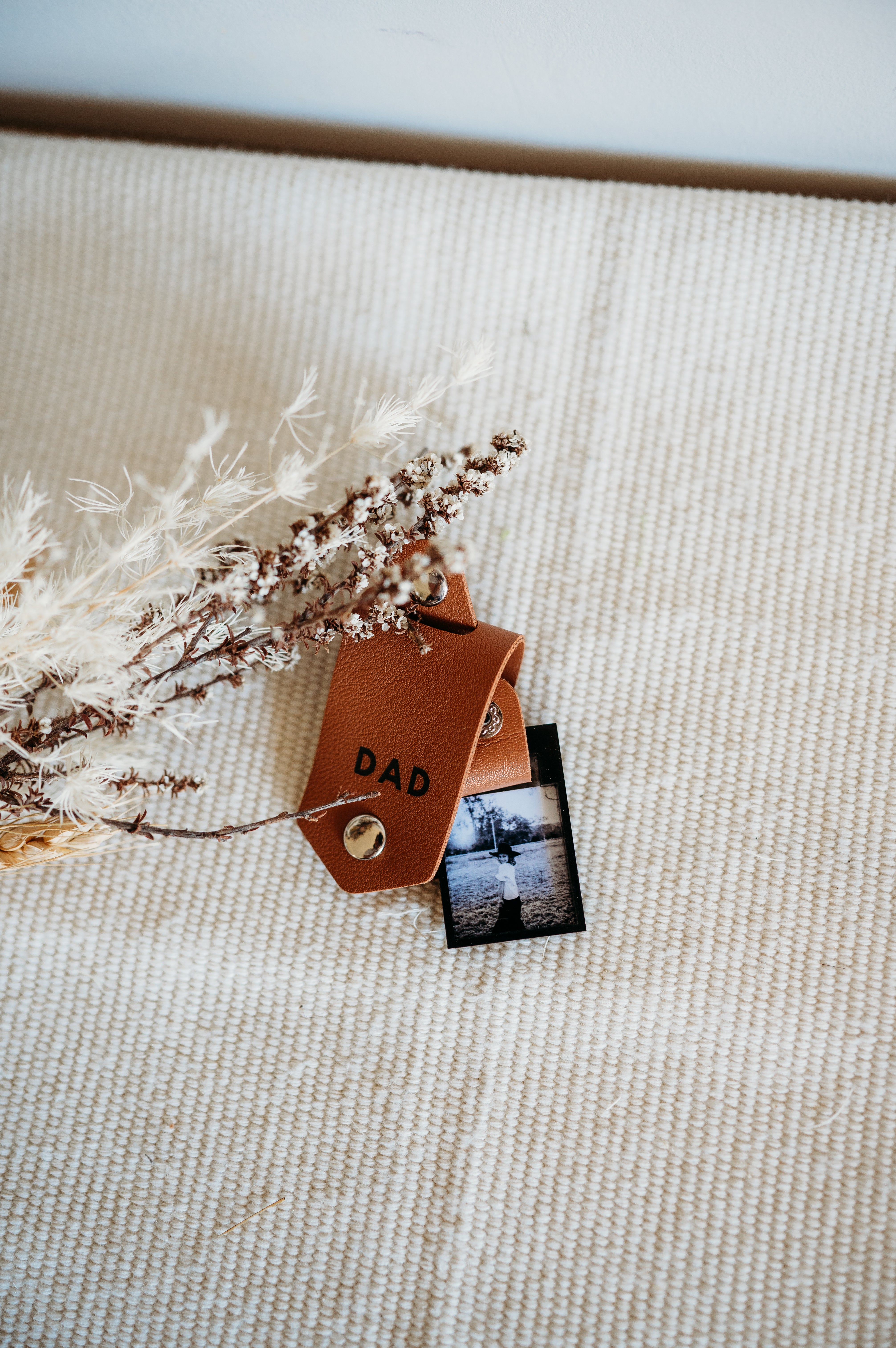 Photo Leather Keyring